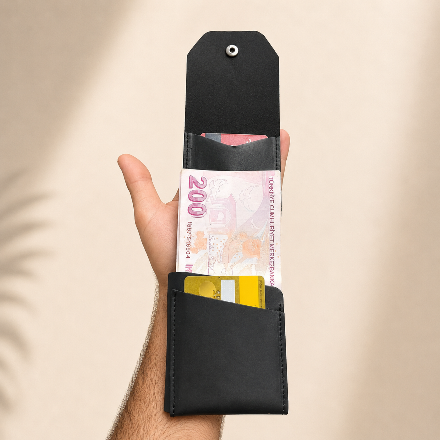 Corvex Leather El Yapımı Hakiki Deri Erkek Cüzdanı