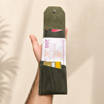 Corvex Leather El Yapımı Hakiki Deri Erkek Cüzdanı
