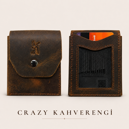 Corvex Leather El Yapımı Hakiki Deri Erkek Cüzdanı